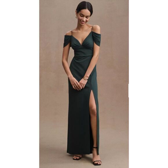 Sachin & Babi NWT size 8 Brittany gown - Anthropologie - Emerald green